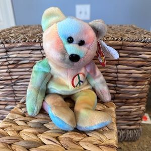 NWT PEACE BEANIE BABY
